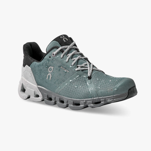 On Women's Cloudflyer Waterproof 2 Running Shoes - Sea/Glacier