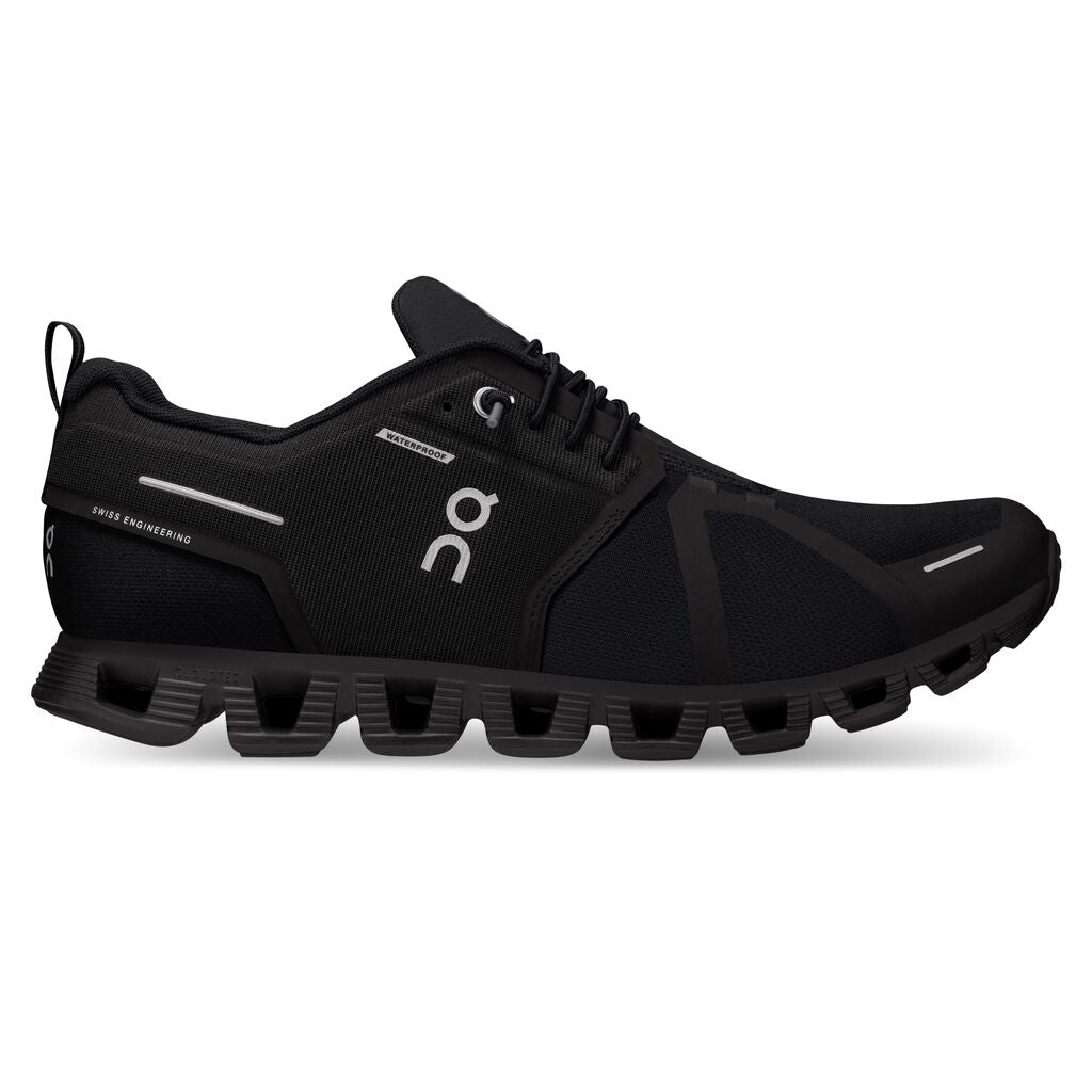 On Men's Cloud 5 Waterproof Running Shoes - All Black