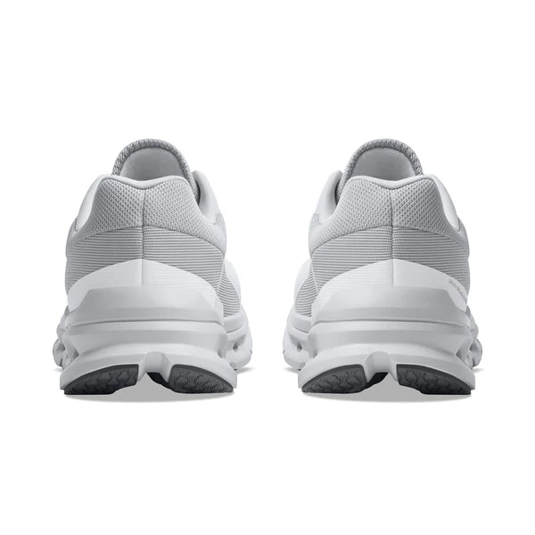 On Women's Cloudrunner Wide Running Shoes - White/Frost