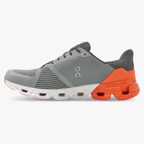 On Men's Cloudflyer 3 Running Shoes - Grey/Orange