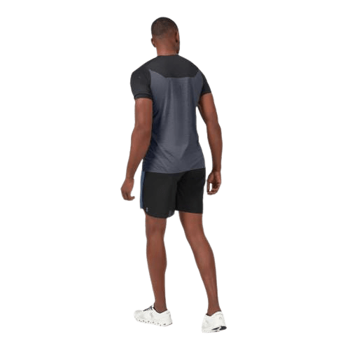 On Running Lightweight Shorts in Cerulean | Black - Men's