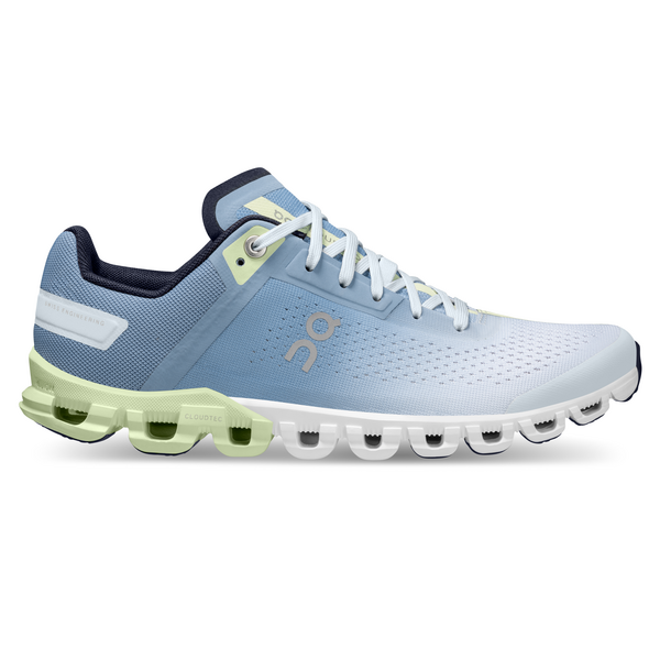 On Women's Cloudflow Running Shoes - Niagara/Meadow