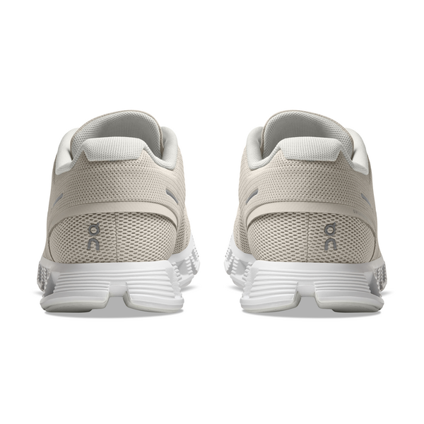 On Women's Cloud 5 Running Shoes - Pearl/White