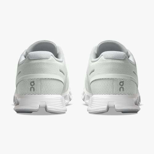 On Women's Cloud 5 Running Shoes - Ice/White