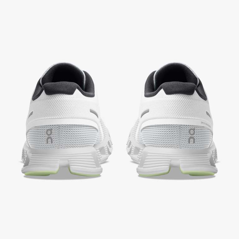 On Women's Cloud 5 Push Running Shoes - White/Oasis