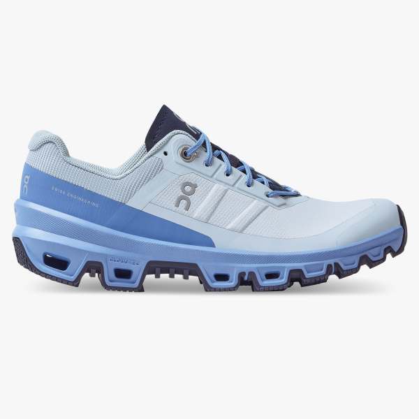 On Women's Cloudventure 3 Trail Running Shoes - Arctic/Marina