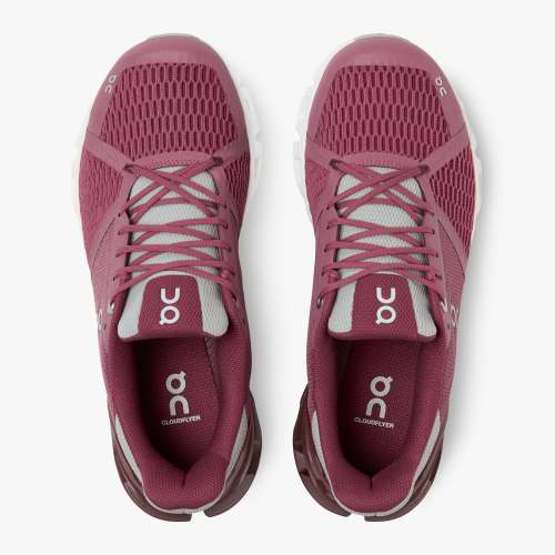 On Women's Cloudflyer 3 Running Shoes - Magenta/Mulberry