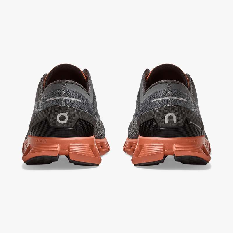 On Men's Cloud X Running Shoes - Rust/Rock