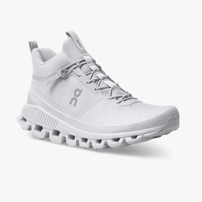 On Men's Cloud Hi Running Shoes - Glacier