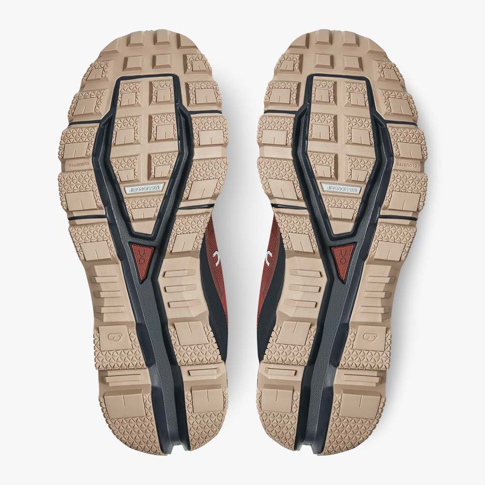 On Women's Cloudventure Waterproof 3 Trail Running Shoes - Ruby/Magnet