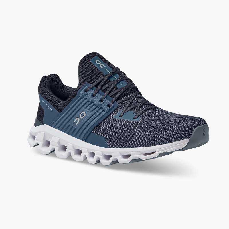On Men's Cloudswift 2 Running Shoes - Denim/Midnight