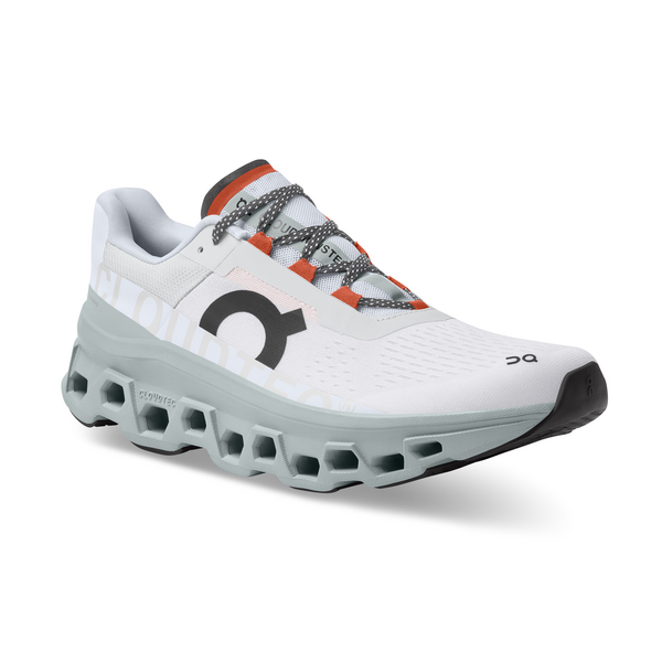 On Men's Cloudmonster Running Shoes - Frost/Surf