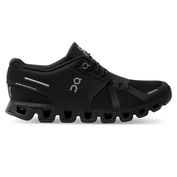 On Women's Cloud 5 Running Shoes - All Black