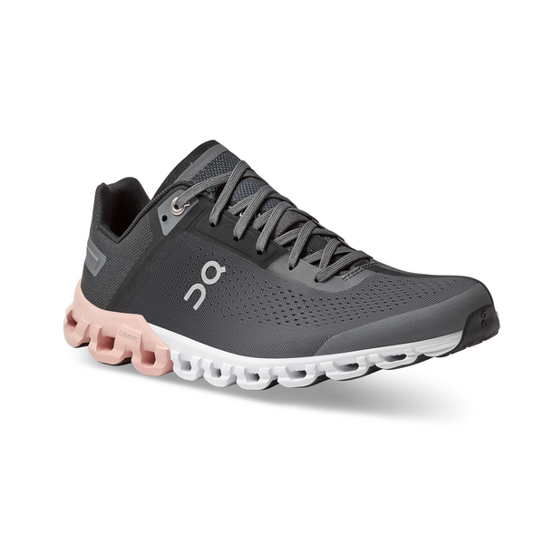 On Women's Cloudflow Wide Running Shoes - Rock/Rose