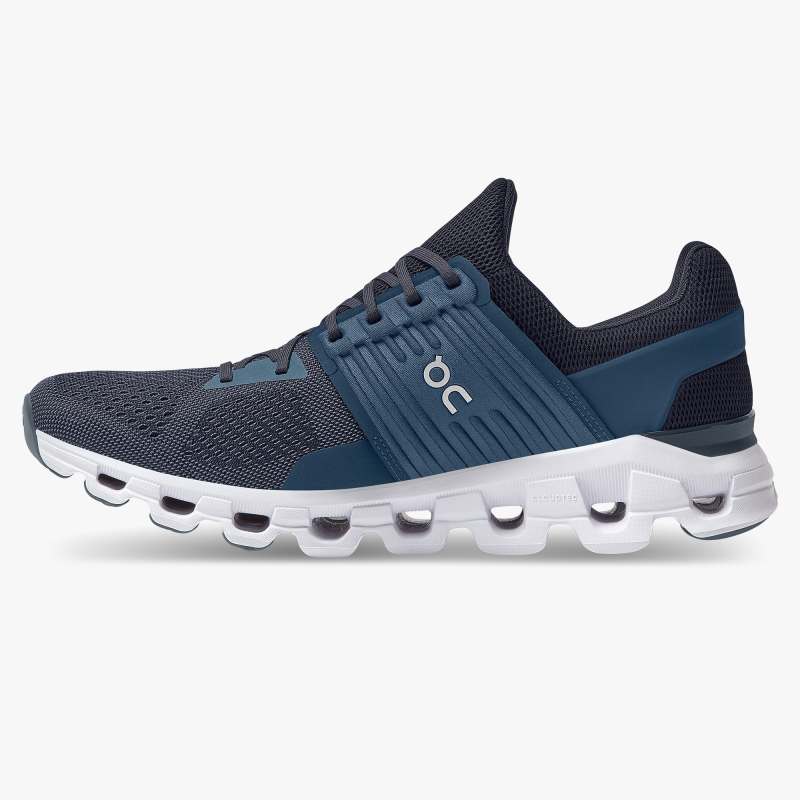 On Men's Cloudswift 2 Running Shoes - Denim/Midnight