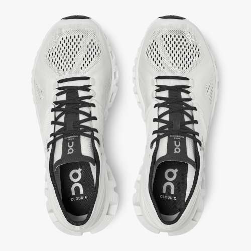 On Women's Cloud X Running Shoes - White/Black