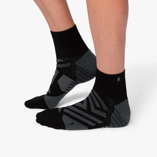 On Running Performance Mid Sock Black | Shadow - Women's
