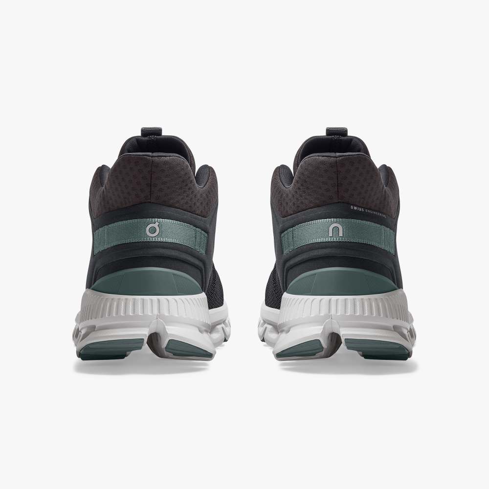 On Men's Cloud Hi Edge Running Shoes - Black/Olive