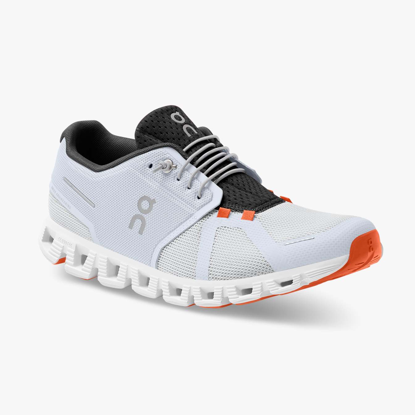 On Men's Cloud 5 Push Running Shoes - White/Flame