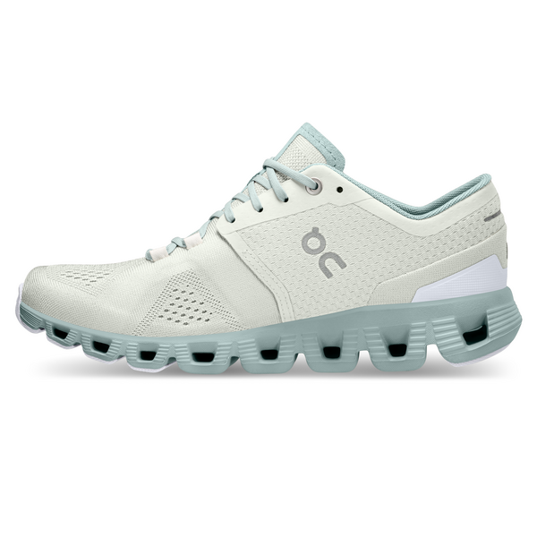 On Women's Cloud X Running Shoes - Aloe/Surf