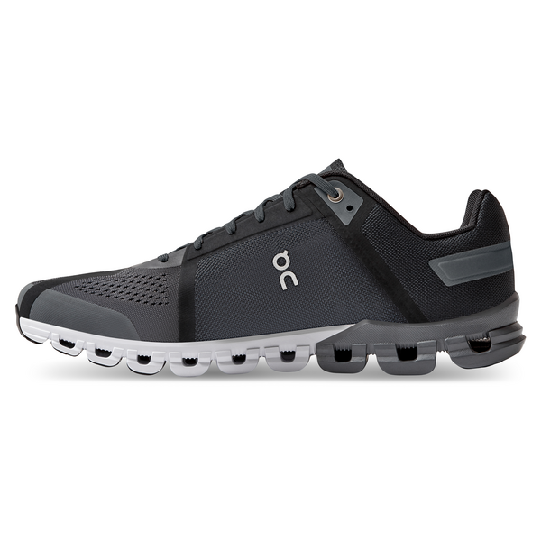 On Men's Cloudflow Wide Running Shoes - Black/Asphalt
