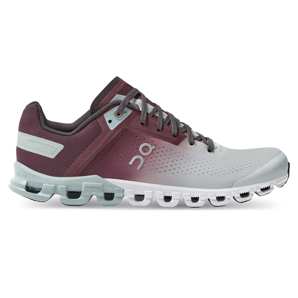 On Women's Cloudflow Running Shoes - Mulberry/Mineral