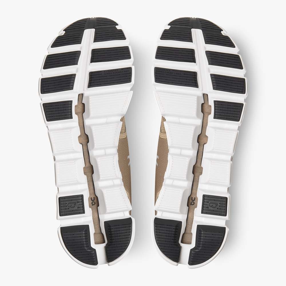 On Men's Cloud 5 Running Shoes - Chai/Magnet