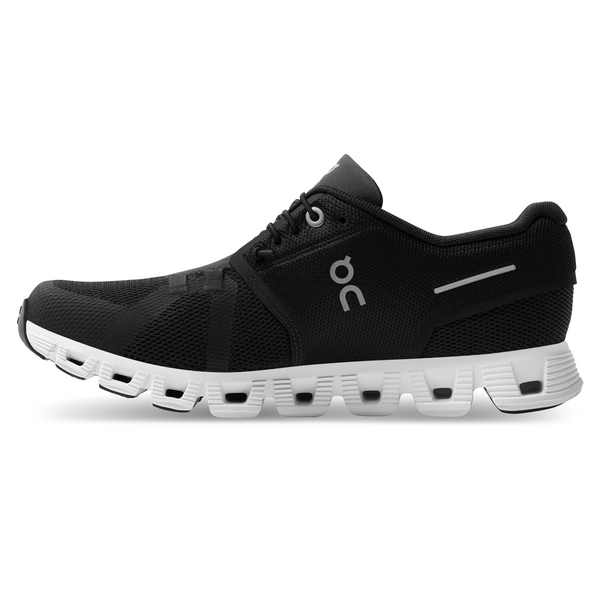 On Women's Cloud 5 Running Shoes - Black/White