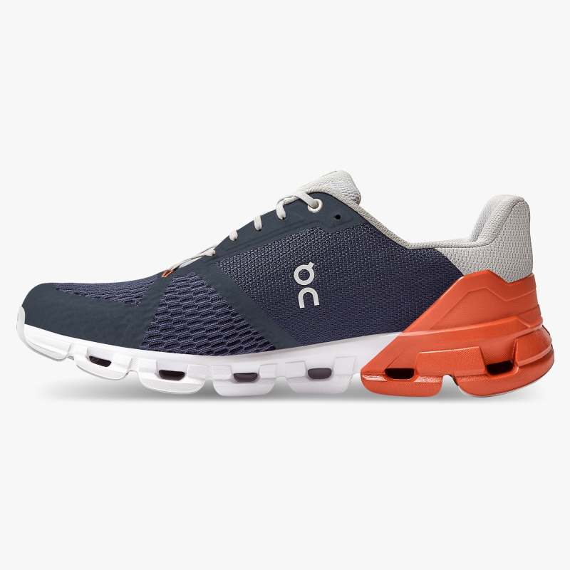 On Men's Cloudflyer 3 Running Shoes - Midnight/Rust
