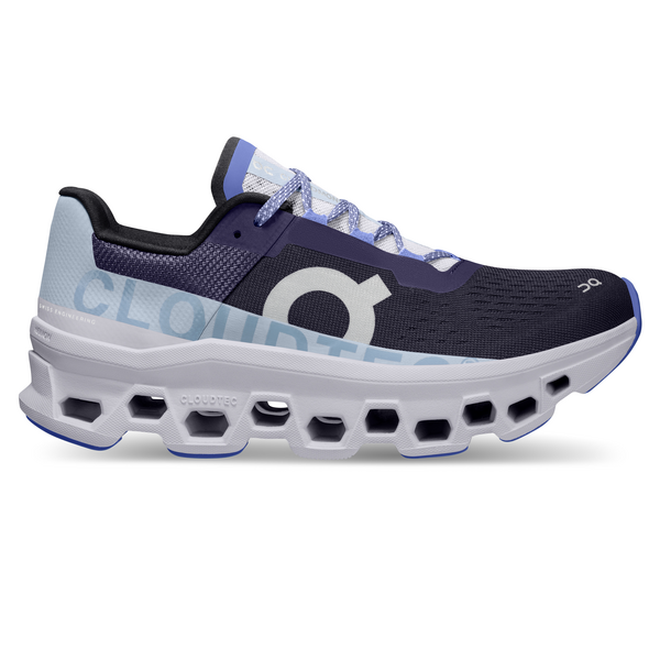On Women's Cloudmonster Running Shoes - Acai/Lavender