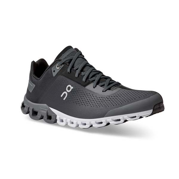 On Men's Cloudflow Wide Running Shoes - Black/Asphalt