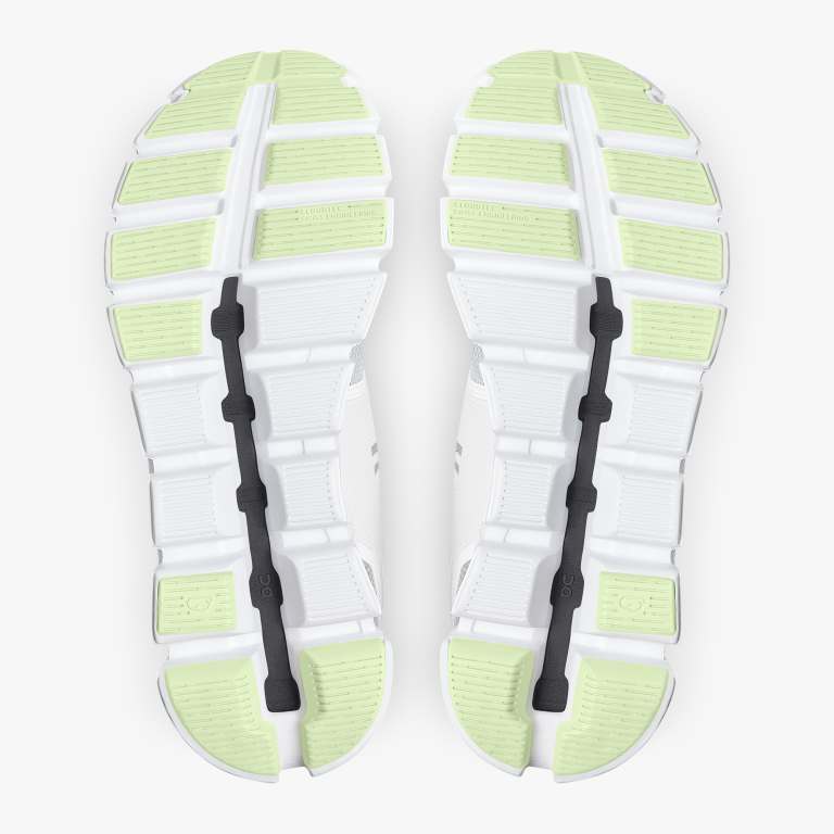 On Women's Cloud 5 Push Running Shoes - White/Oasis