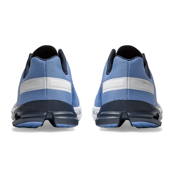 On Women's Cloudflow Running Shoes - Marina/White