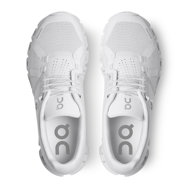 On Women's Cloud 5 Running Shoes - All White