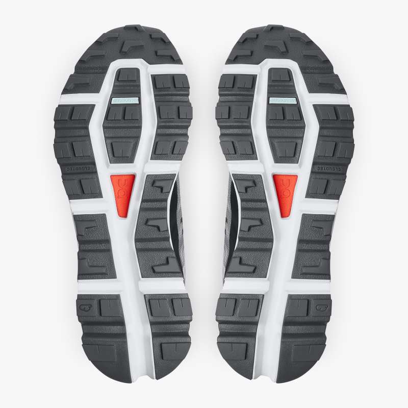 On Women's Cloudvista Trail Running Shoe - Glacier/Black