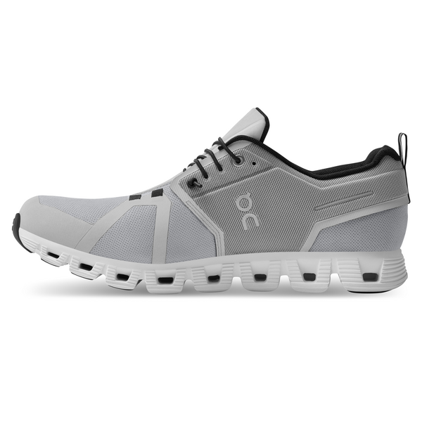 On Men's Cloud 5 Waterproof Running Shoes - Glacier/White