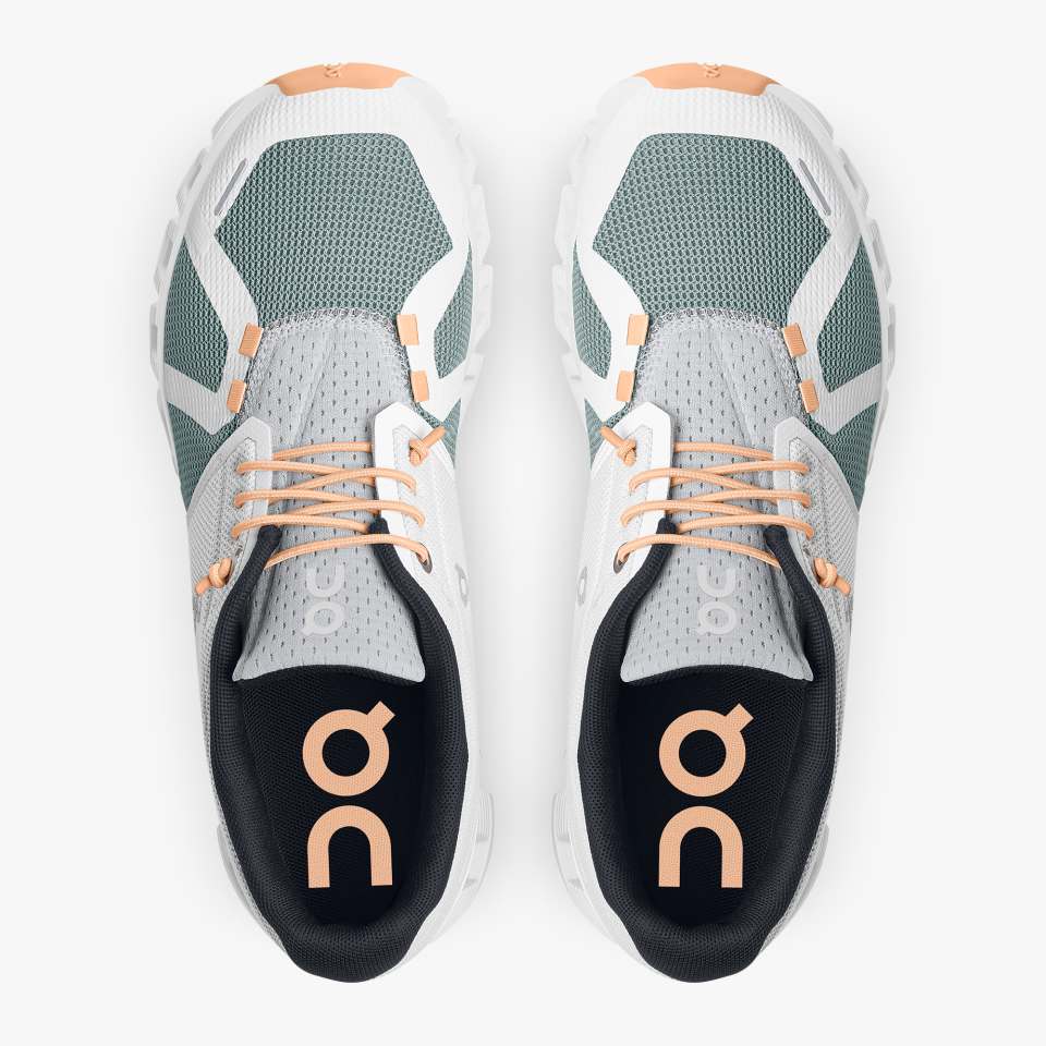 On Women's Cloud 5 Push Running Shoes - White/Cobble