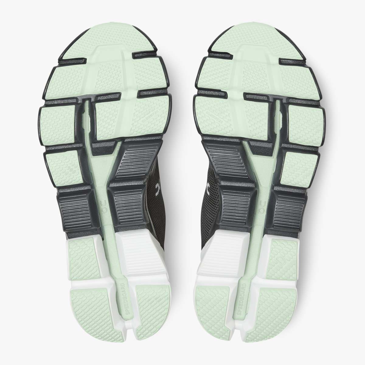 On Women's Cloudflyer WIDE Running Shoes - Black/White