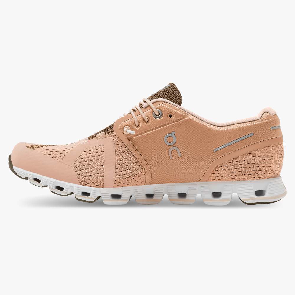 On Women's Cloud Running Shoes - Rosebrown/Camo