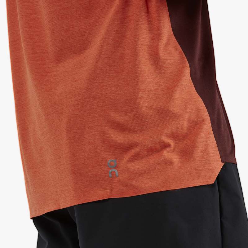 On Running Performance T in Mulberry & Spice - Men's