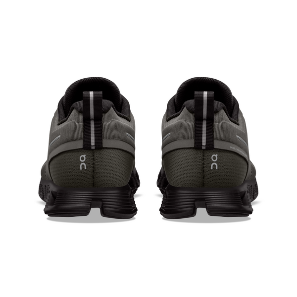 On Women's Cloud 5 Waterproof Running Shoes - Olive/Black