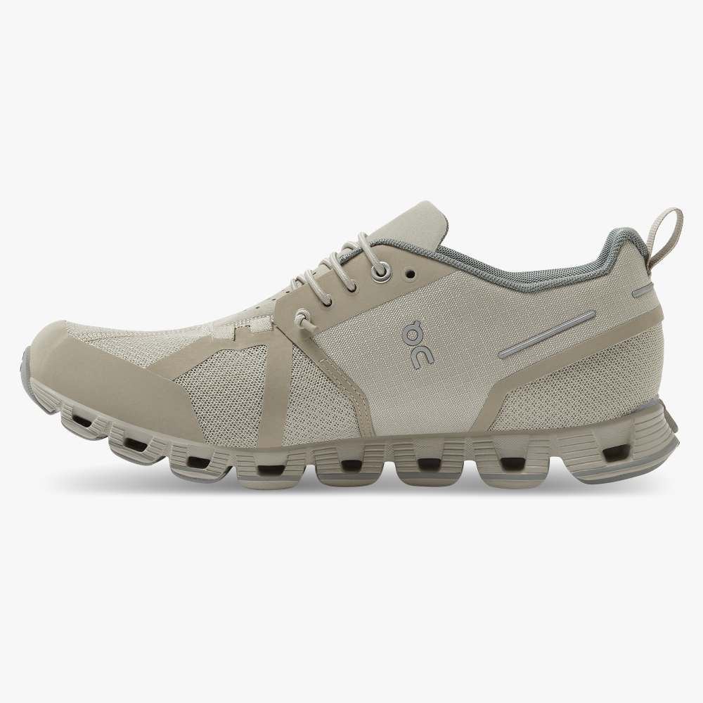 On Women's Cloud Waterproof Running Shoes - Desert/Lunar