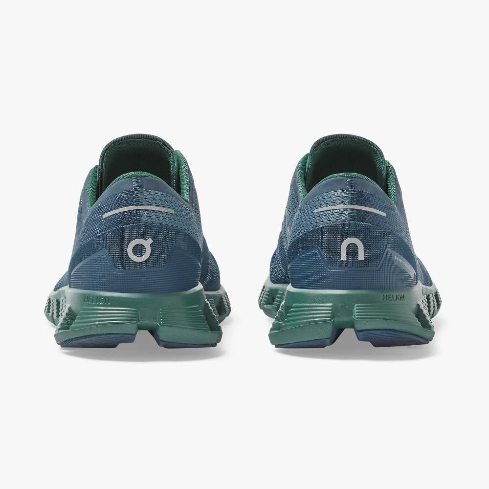 On Men's Cloud X Running Shoes - Storm/Tide
