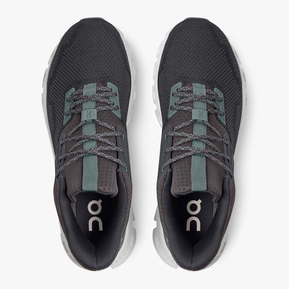 On Men's Cloud Hi Edge Running Shoes - Black/Olive