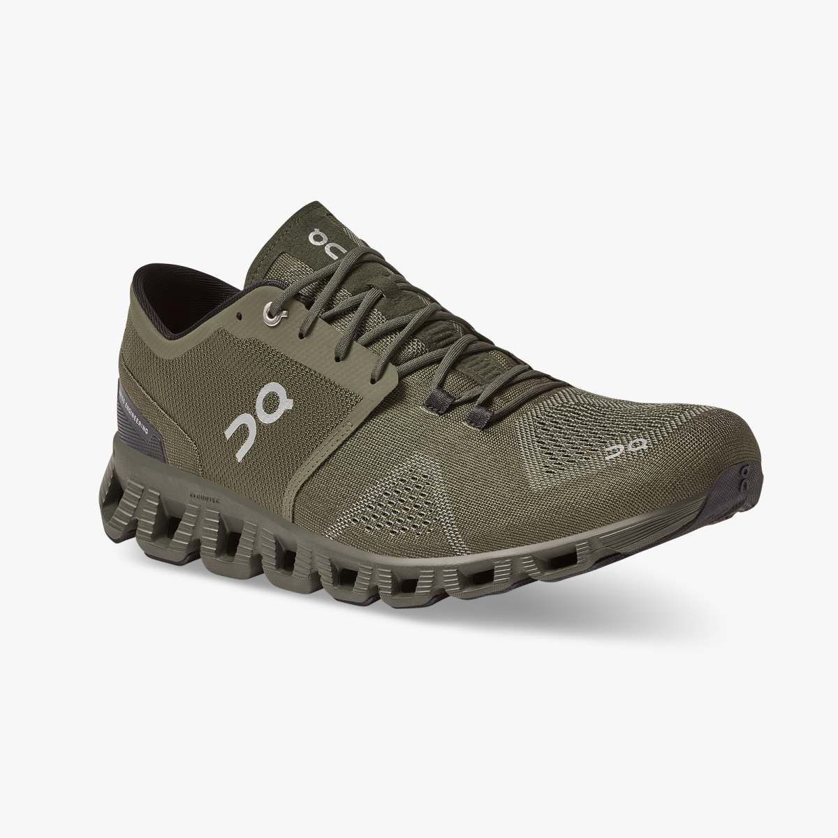 On Men's Cloud X Running Shoes - Olive/Fir