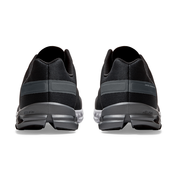 On Men's Cloudflow Wide Running Shoes - Black/Asphalt