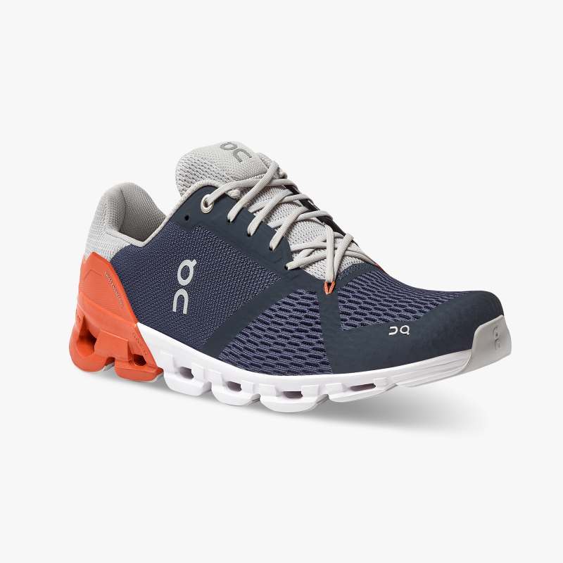 On Men's Cloudflyer 3 Running Shoes - Midnight/Rust