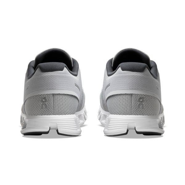 On Men's Cloud 5 Running Shoes - Glacier/White