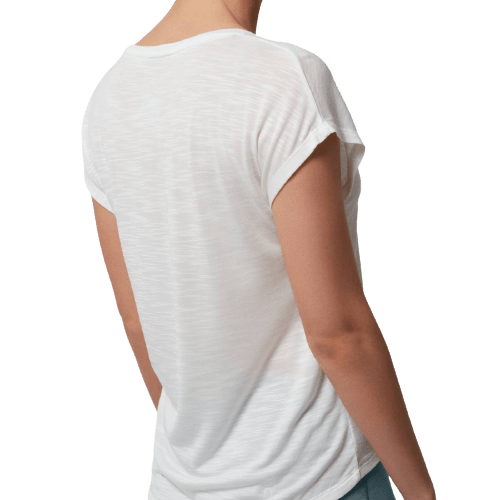 On Running Active Flow T-Shirt in White - Women's