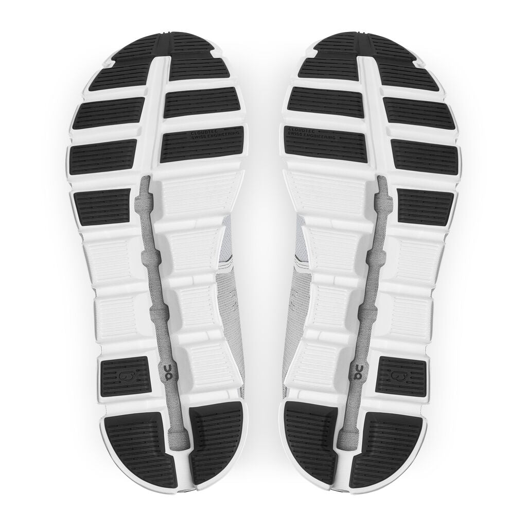 On Women's Cloud 5 Waterproof Running Shoes - Glacier/White